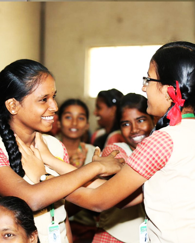 Self-defenceSafety is a critical barrier for girls to attend school, one of the objectives of the Puthri program.