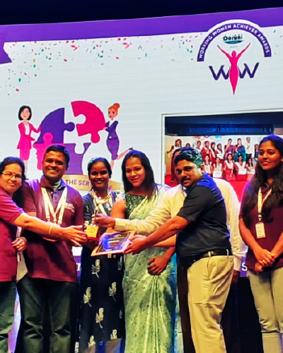 Best NGO In Service of Women Empowerment – 2020 Recognized by the Ooruni Foundation and awarded Project Puthri as best NGO in Women Empowerment.
