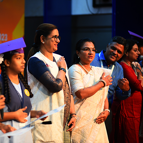 2023Udyog Utsav was held at the Pondicherry University campus with over 300 Puthri scholars from government and aided schools participating in it. The event was presided over by Dr Supriya K. Vinod, Professor and Principal, College of Physiotherapy, Mother Theresa PG and Research Institute of Health Sciences as Chief Guest.